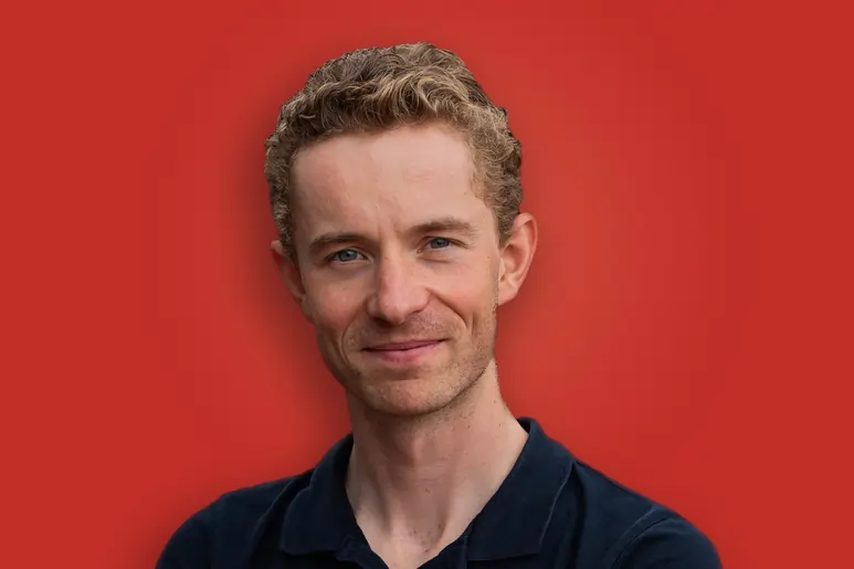 Triathlon Coach Bas van de Valk rood